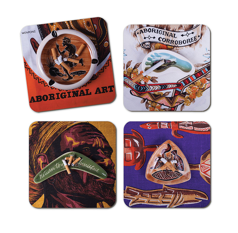 Set of Four Tony Albert Coasters